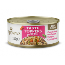 Applaws Taste Topper Broth Chicken Salmon Dog Tin 156G